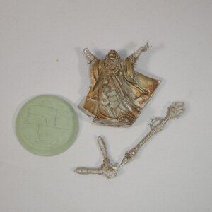 Warmachine Menoth Grand Scrutator Severius Miniature W/ Custom Base Metal